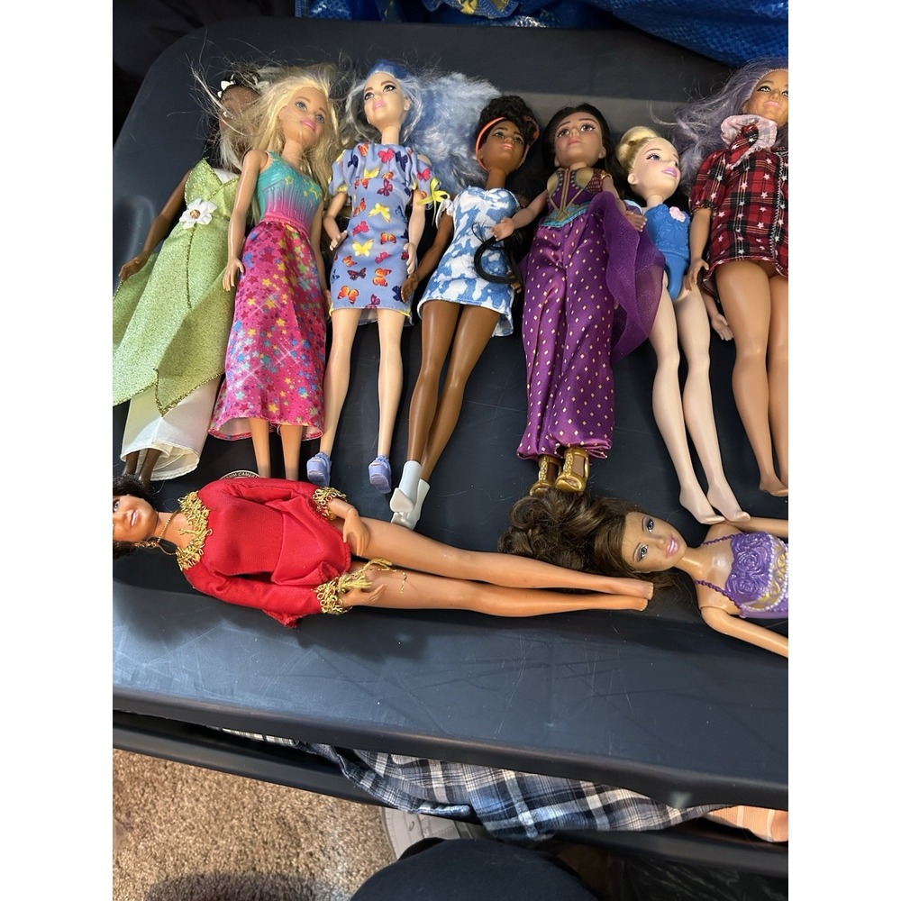 Mattel Barbie Doll Lot 57 Different Sizes Some Vintage Modern & More